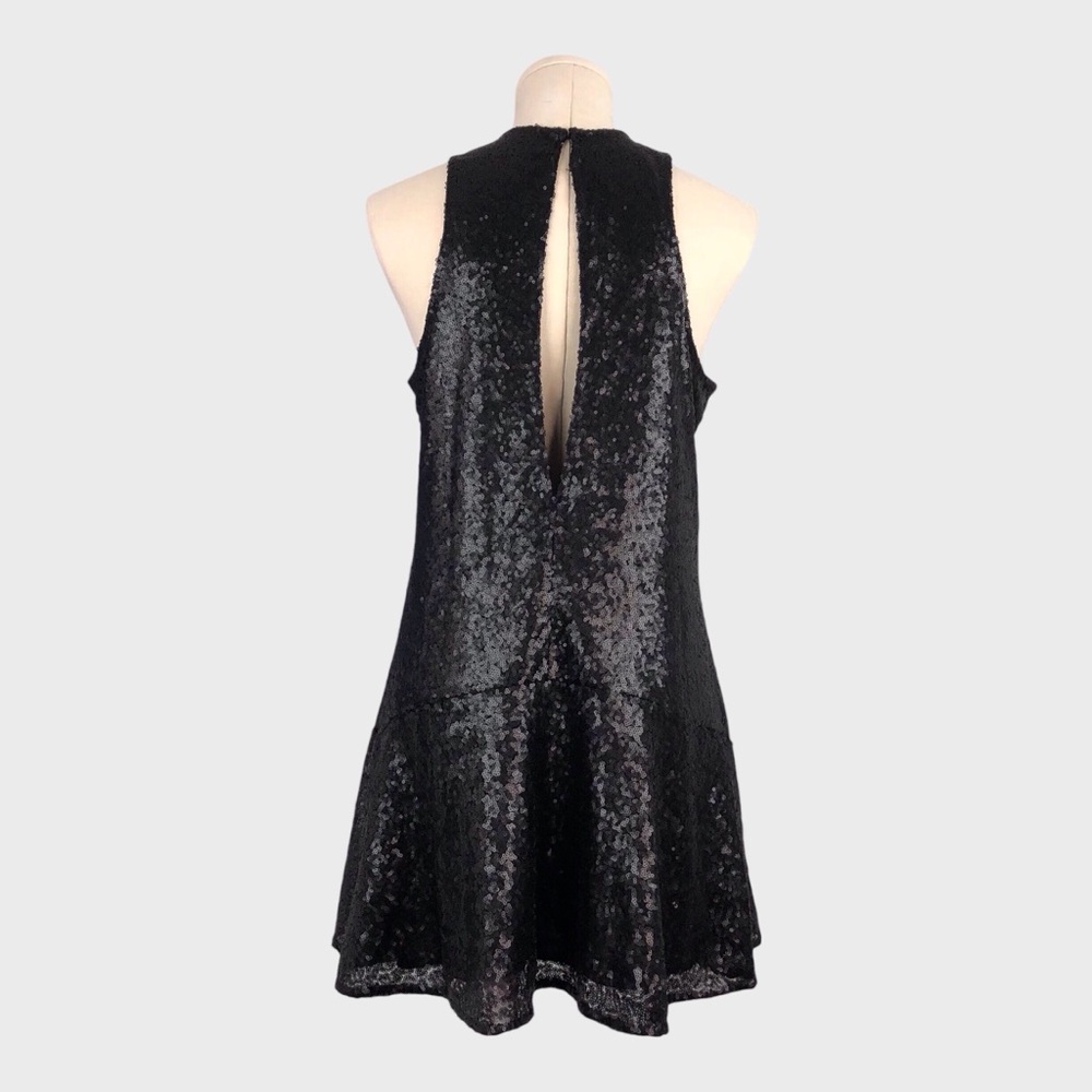 Free People Sequin Liquid Shine Mini Dress - Picture 3 of 7